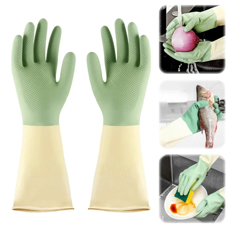 Sarung Tangan Dapur Tebal, Sar - Dish Glove Rubber ulasan dan harga